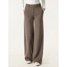 OGL FuzzLuxe Heather Scuba Knit Straight Leg Pants - Size M picture
