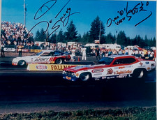 DON PRUDHOMME TOM McEWEN SEATTLE FALL NATIONALS NHRA DRAG RACING PHOTO picture