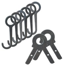 AR500 Steel Target Stand Kit with Hanging Hooks for one inch steel pipes picture