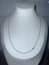 14K Gold Rope Chain Necklace 2mm 20in Italian Twisted Link Lobster Clasp picture