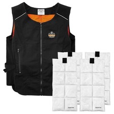 Ergodyne Chill-Its 6260 Lightweight Phase Change Cooling Vest W/ Packs, S/M picture