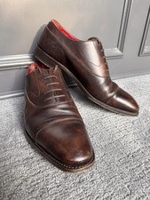 Cobbler Union Museum Brown Cap Toe Oxford Dress Shoe | US 10.5 | $540 picture