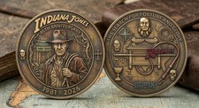 Indiana Jones 45Th of Adventure & Legend  Anniversary Relic Hunter Coin picture