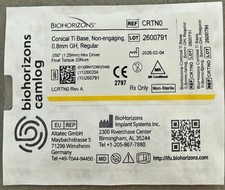 New BioHorizons Pro Conical Ti Base Non-Engaging 2.0mm Regular Connection picture