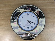 Seiko Melodies in Motion QXM214NRH Musical Wall Clock Tested & Working  picture