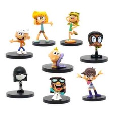 The Loud House Figure 8 Pack Lily Lincoln Clyde Lori Leni Lucy Lisa Luna New picture