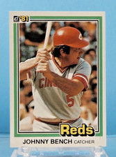 1981 Donruss #62 - Johnny Bench - Cincinnati Reds - Near Mint picture