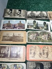 Stereoview 3 D Cards Lot Of 56 Travel, War, Animals, People ect  picture