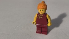 Lego Spider-man Mary Jane yellow Chinese dress picture