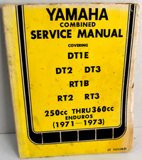 1971-1973 Yamaha Enduro OEM Service Shop Repair Manual, DT1 DT2 DT3 RT1 RT2 RT3 picture