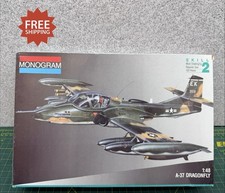 Monogram A-37 Dragonfly 1/48 Scale Model Airplane Kit 5486 - Vintage 1992 picture