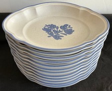 Pfaltzgraff Yorktowne AuGratin Oval Scalloped Relish Dish Stoneware VTG 1980s picture