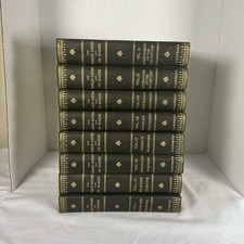 1913 The World’s History and Its Makers 8/10 Volumes Antique HC Set Gold+Black picture