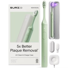 SURI 2.0 Winter Fern Brush with UV Light Cleaning and Charging Case picture