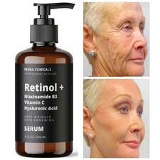 8oz - Retinol, Niacinamide, Vitamin C, Hyaluronic Acid, AntiAging Wrinkle SERUM picture