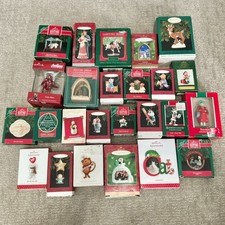Hallmark Keepsake Christmas Ornament Mixed LOT of 25 Pieces Reindeer Mice Bears picture