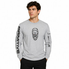 Primitive Skynet Terminator 2 Long Sleeve T-Shirt Men's NWT picture