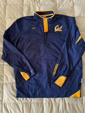 Nike Team Fit Storm UC Berkeley Cal 1/4 Zip Jacket Blue/Gold XS picture