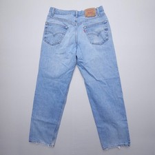 Vintage Levi's 550 Relaxed Tapered Jeans Mens 34 x 30 Canada Denim Rigid Y2K picture