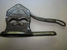 Antique Tobacco Cutter Smith Bros & Burdick Davenport, IA Mfg. by T C Johnson IL picture