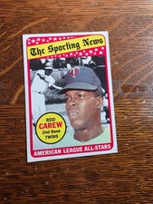 1969 Topps - The Sporting News All Star Selection Rod Carew, Lou Brock #419 Lou picture