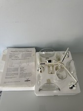 EARLY 2000s CANDELABRA CENTERPIECE COLLECTION SILVER/GLASS - NEW IN BOX picture