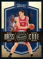 2009-10 Panini Classics Dress Code Yao Ming #4 Silver Parallel #'d /250 SP HOF picture