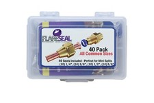 40 Pack FlareSeal Ductless Mini Split Kit Flare Seal Leak Free Gasket MSK-40 picture