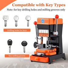 Vertical Key Cutting Machine Multifunction Key Duplicating Copier Locksmith Tool picture
