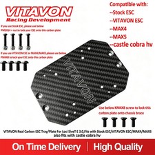 VITAVON Real Carbon ESC Tray/Plate For Losi 5iveT E 3.0 picture