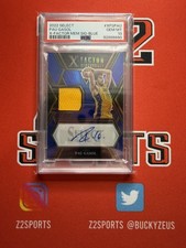 2022 Select X-Factor Pau Gasol Game Worn Patch Auto Blue /49 PSA 10 Pop 2 picture