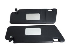 Sunvisors Set Pair For Mercedes W124 / W201 1984-1995 2 pcs Left Right Black picture