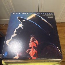 Billy Paul - Live in Europe Vinyl LP KZ 32952 - Partial Shrink picture