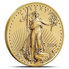 2024 1/10 oz American Gold Eagle Coin BU picture