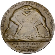 ANGLO-AMERICAN Peace Centennial 1914 bronze Medal / Circle of Friends picture