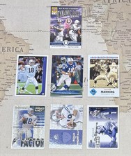 Vintage Peyton Manning Indianapolis Colts 7 Card Collector Lot #’d Inserts-Base picture