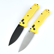 Yellow Bugout Style Lightweight Folding Knife 2.95