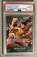 2026 ONE PIECE TIME OF BATTLE RELEASE EVENT #135 MONKEY D. LUFFY PSA 10 picture