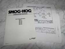 SMOG-HOG OWNERS MANUAL SH SERIES SH- 6 10 20 40 50 1999 INSTRUCTIONS picture