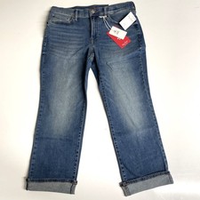 Lucky Brand Sweet Crop Mid Rise Cropped Stretch Jeans Wild Light Women's 10/30 picture