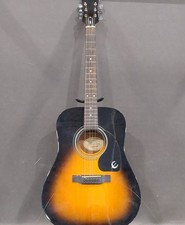 Epiphone DR-100/VS Sunburst 6 String Acoustic Guitar Dreadnought Body picture