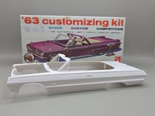 Vintage AMT 1963 Chevrolet Impala SS Convertible 3-in-1 Model Kit 1/25 Unbuilt picture