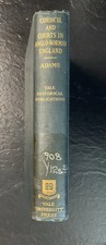 RARE Adams, George COUNCIL AND COURTS IN ANGLO-NORMAN ENGLAND  1st Edition 1st picture