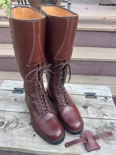Strathcona Royal Canadian Mounted Police Boots 8F With 1 Spur Holder picture