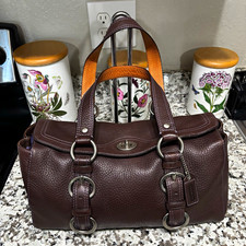 2006 Vintage Coach Chelsea Satchel Bag with Turn Lock closure picture