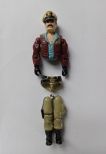 Vintage Hasbro GI Joe Admiral Keel Haul 1985 Action Figure USS Flagg Driver picture