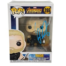 Chris Hemsworth Signed Thor Love & Thunder Funko Pop 286 Beckett Autograph picture