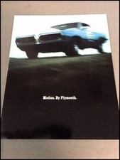 1967 Motion by Plymouth Vintage Sales Brochure Catalog Hemi Fury Barracuda GTX picture