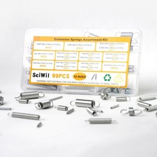 99PCS Extension Spring Assortment Kit, 12 Sizes Small Tension Springs with Du picture