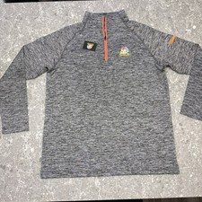 NBC Sports Mens Sz L Pullover  1/4 Zip Gray Jacket picture